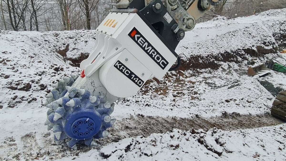 Kemroc EKT 140 Rotary Drum Cutter