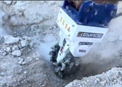 KRC 100 Bullhead Design Drum Cutter