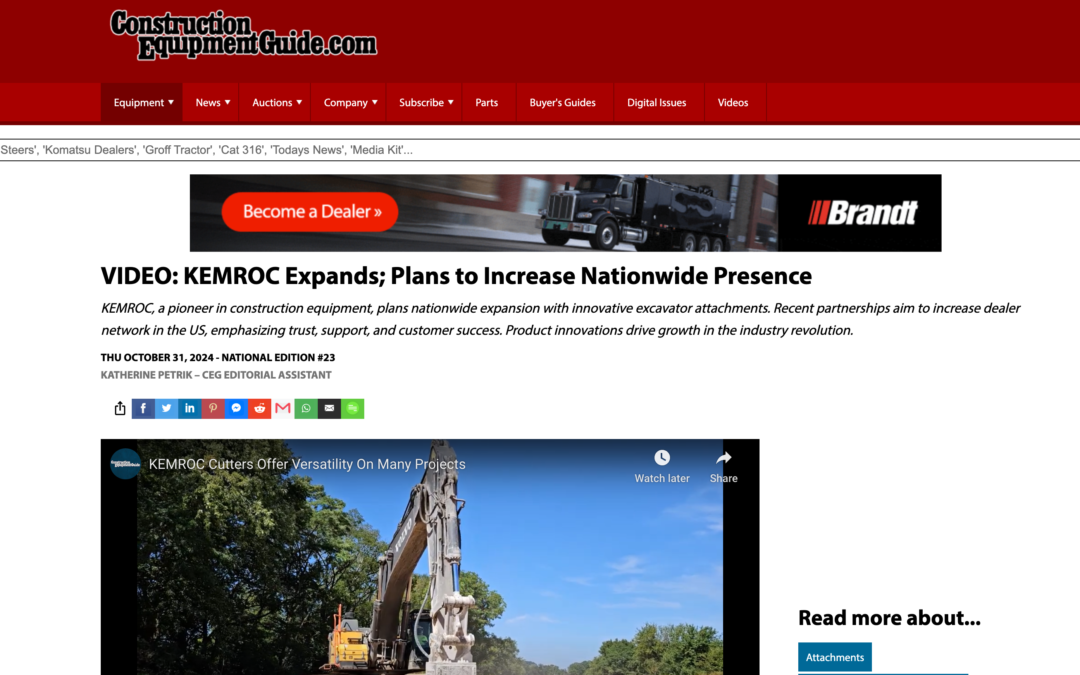 KEMROC Expands; Plans to Increase Nationwide Presence