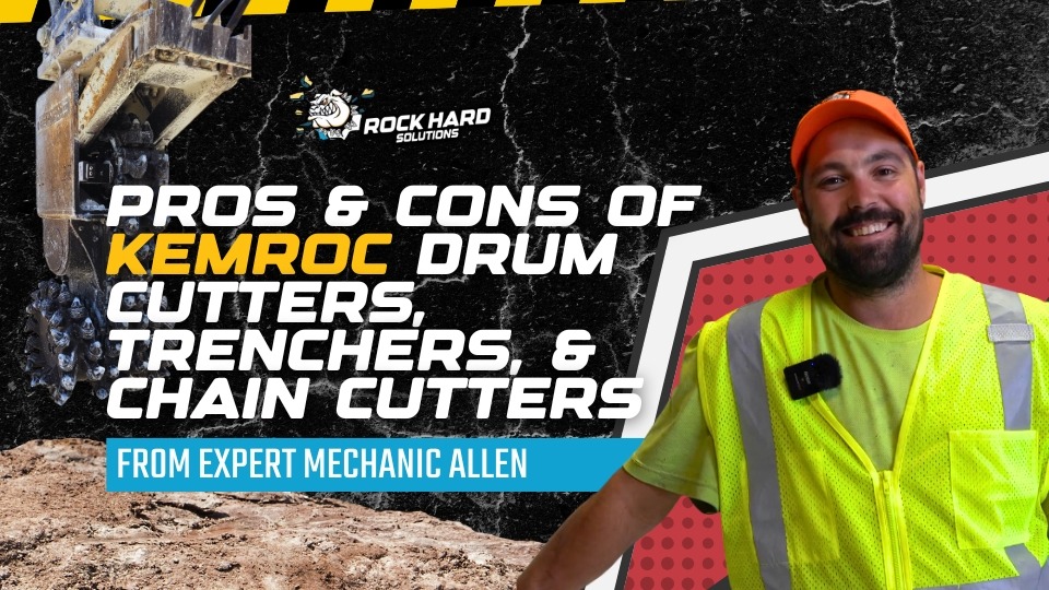 KEMROC Drum Cutters and Trenchers | Field Results Review KEMROC Drum Cutters and Trenchers | Field Results Review