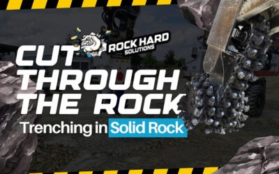 Trenching in Solid Rock: How Contractors Cut Utility Trenches Without Blasting